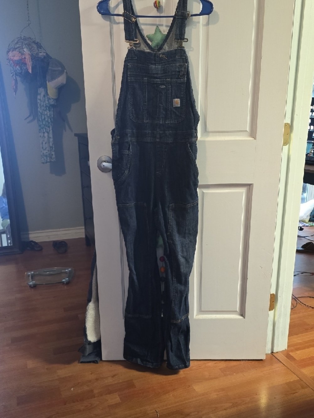 Carhartt Indigo Denim Carpenter Overalls - Picture 2 of 5